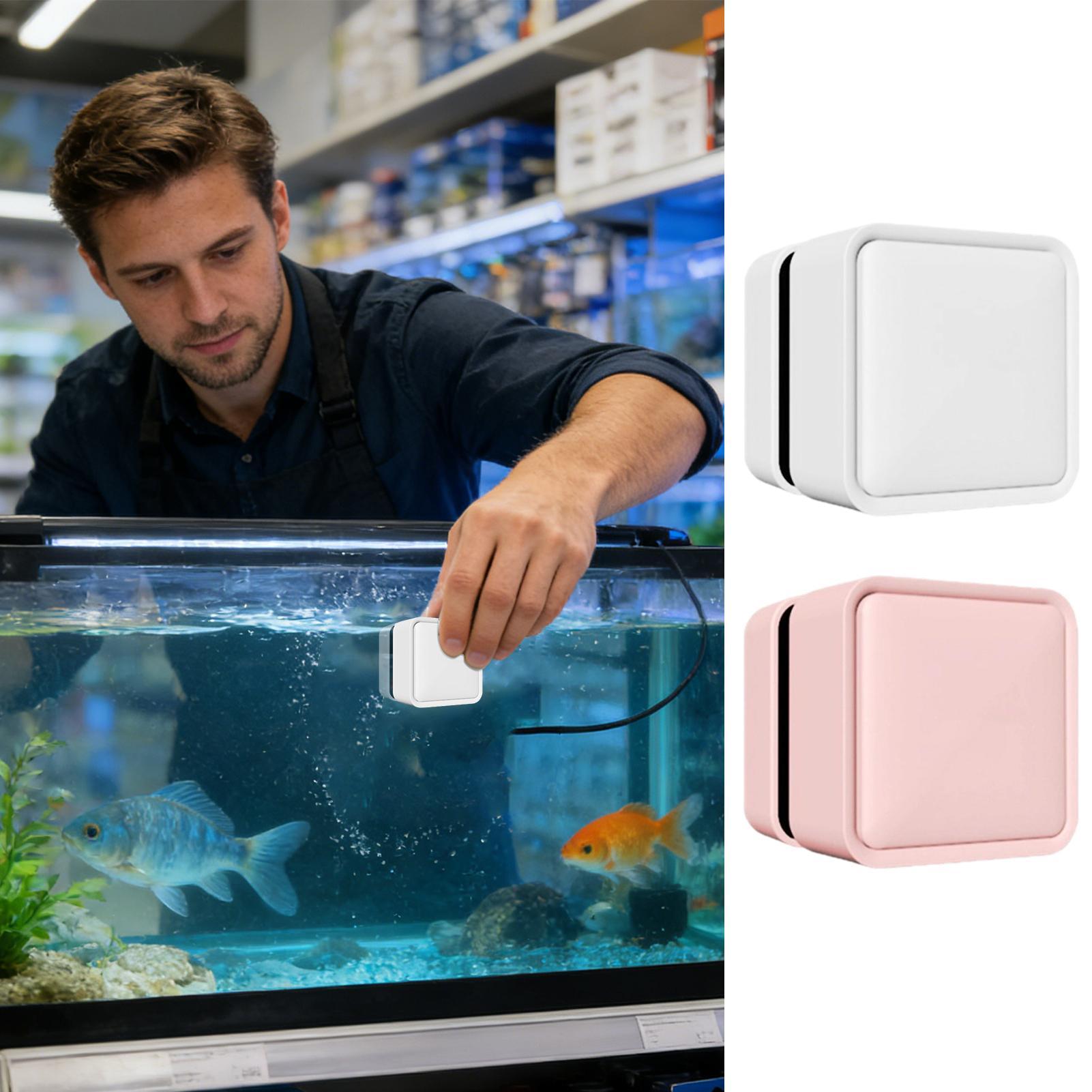 Planted Aquarium Tools - Magnetic Fish Tank Cleaner Double-Sided Scraber