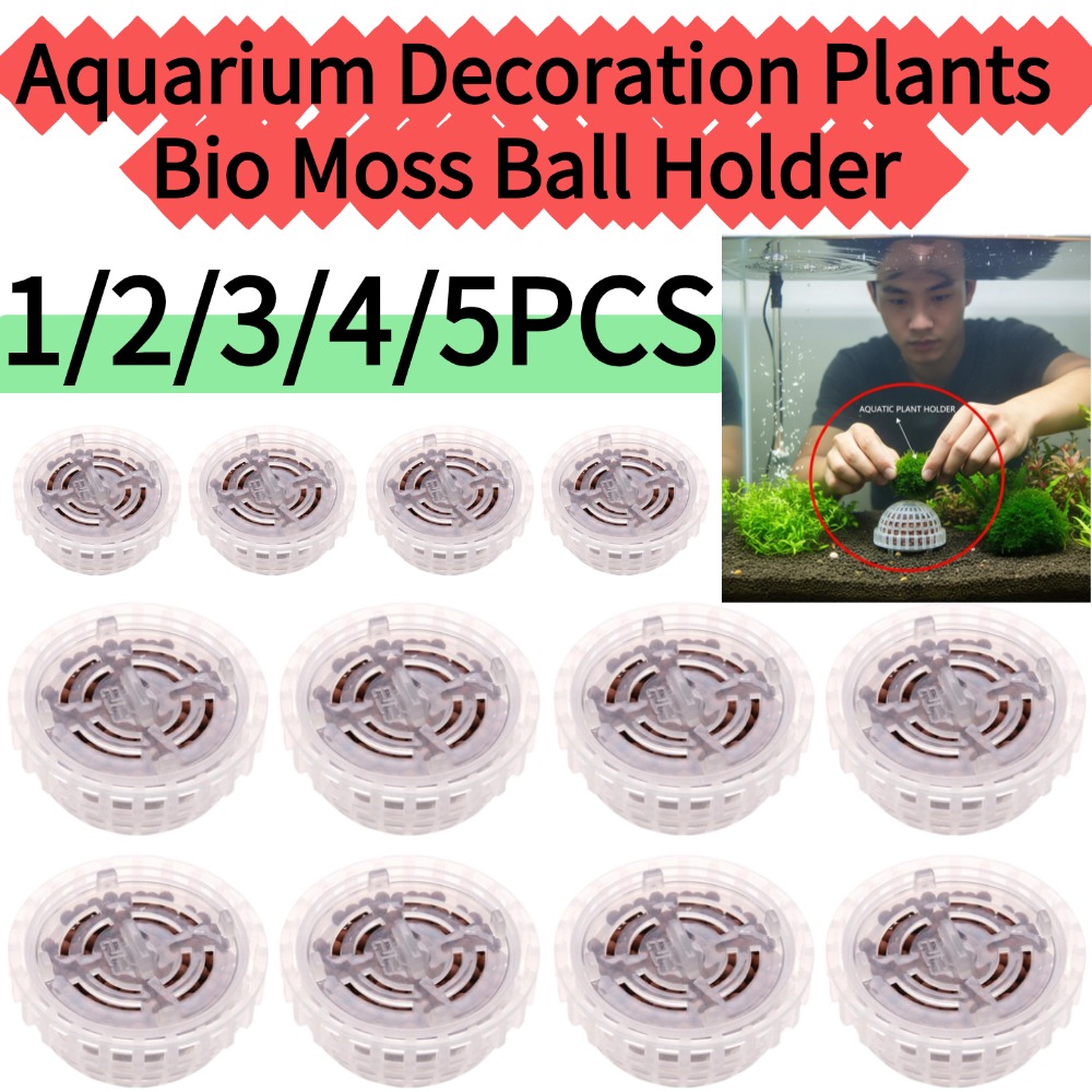 Aquarium Planted Tank Filter - 1/2/3/4/5PCS Aquarium Decoration Plants Bio Moss