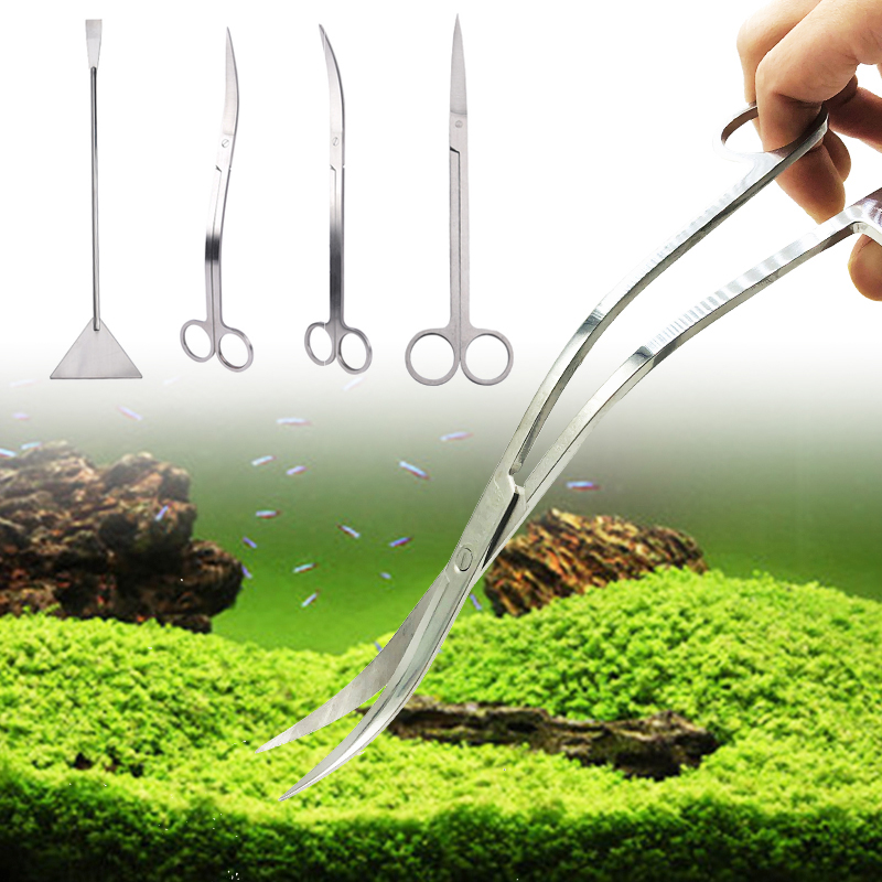 Planted Aquarium Maintenance Kit - Aquarium Accessories Hard Stainless Steel Aquarium