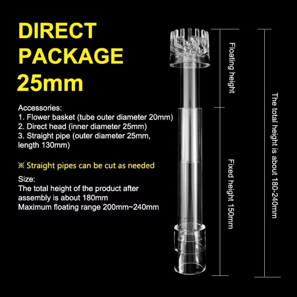 Aquarium Planted Tank Filter - Inflow Outflow Aquarium Water Plant Tank
