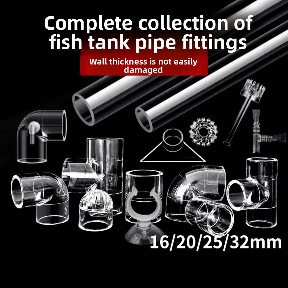 Aquarium Planted Tank Filter - DIY Clear Aquarium Skimmer Acrylic Lily