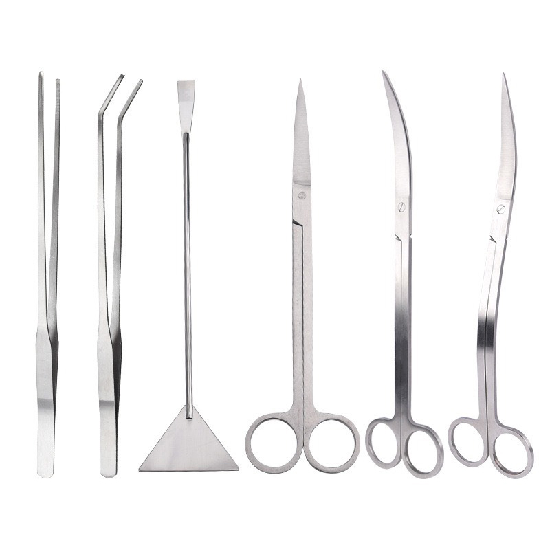 Planted Aquarium Maintenance Kit - Aquarium Scissors Tweezers Tool Fish Tank