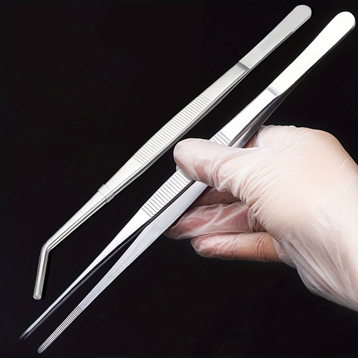 Planted Aquarium Maintenance Kit - 2pcs Stainless Steel Tweezers, Designed for