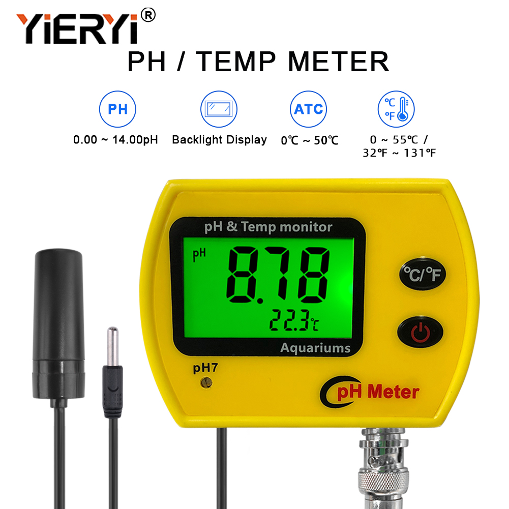 Yieryi PH Meter with Backlight - Planted Aquarium Test Kit recension och pris