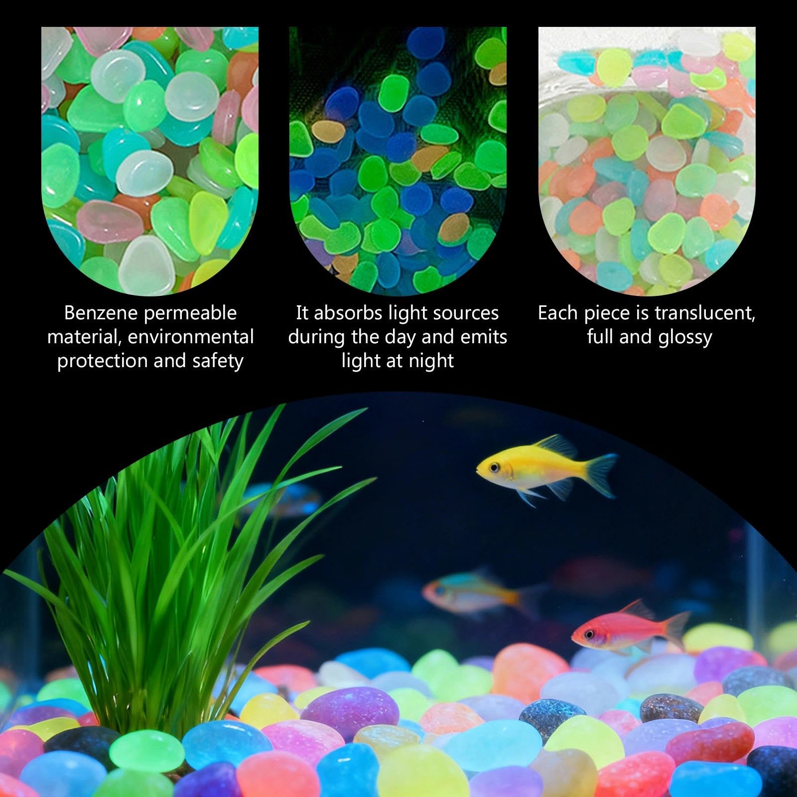 Potted Plants Glow In The Dark - Aquarium Planting recension och pris