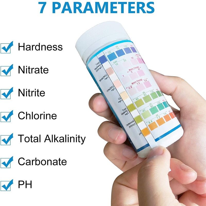 7-IN-1 Aquarium Test Strips 10 - Planted Aquarium Test Kit recension och pris