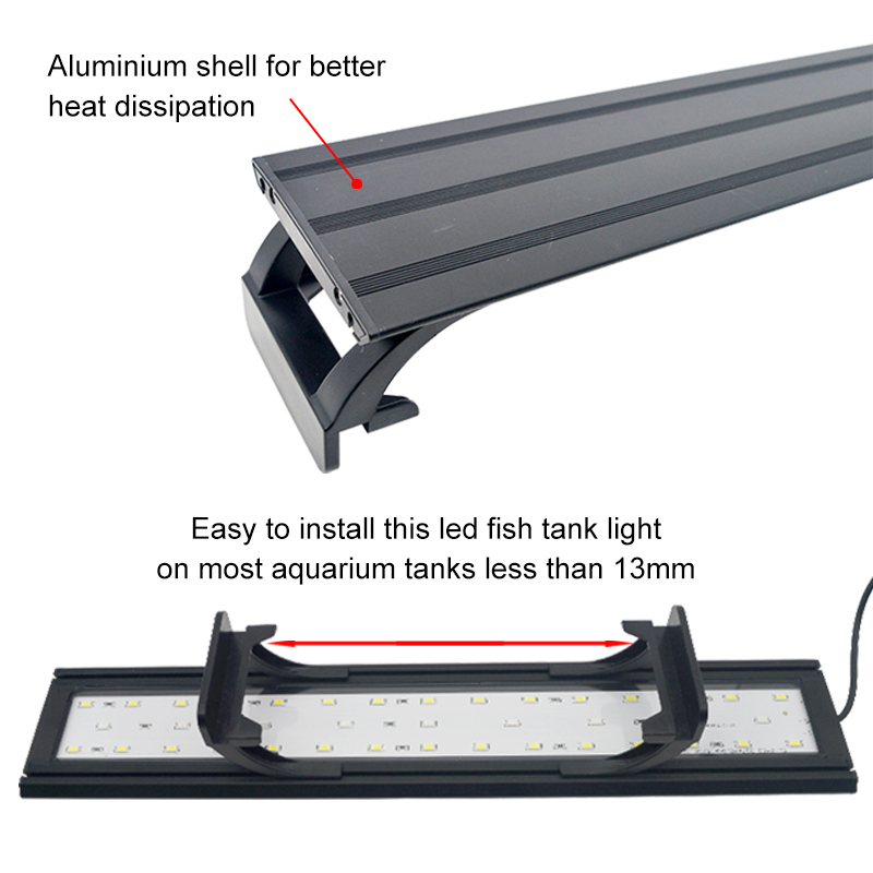 Aquarium LED Light for 16-64CM - Aquarium Plant Light Spectrum recension och pris