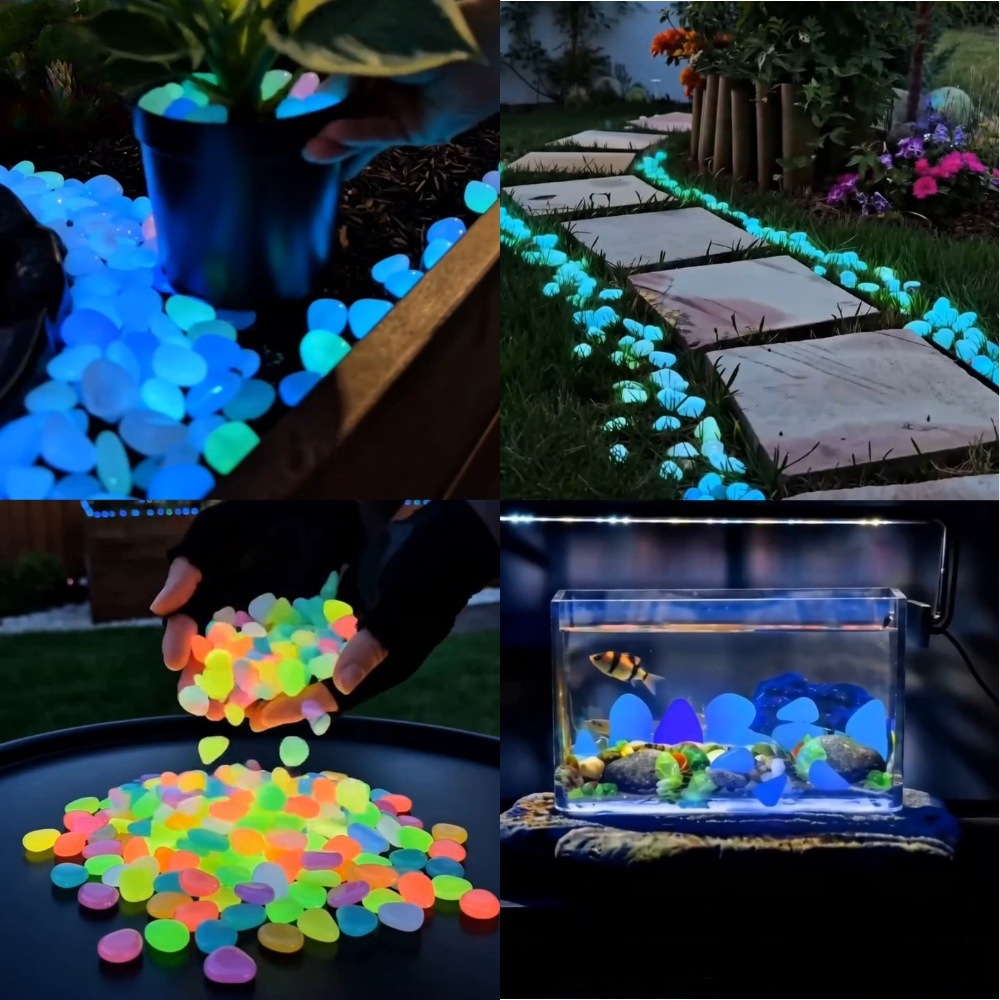 Colorful Glow In The Dark Lumi - Aquarium Planting recension och pris