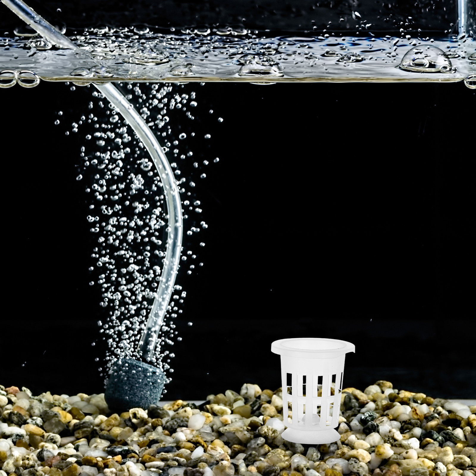 1Set Hydroponic Net Pot with S - Aquarium Planting recension och pris