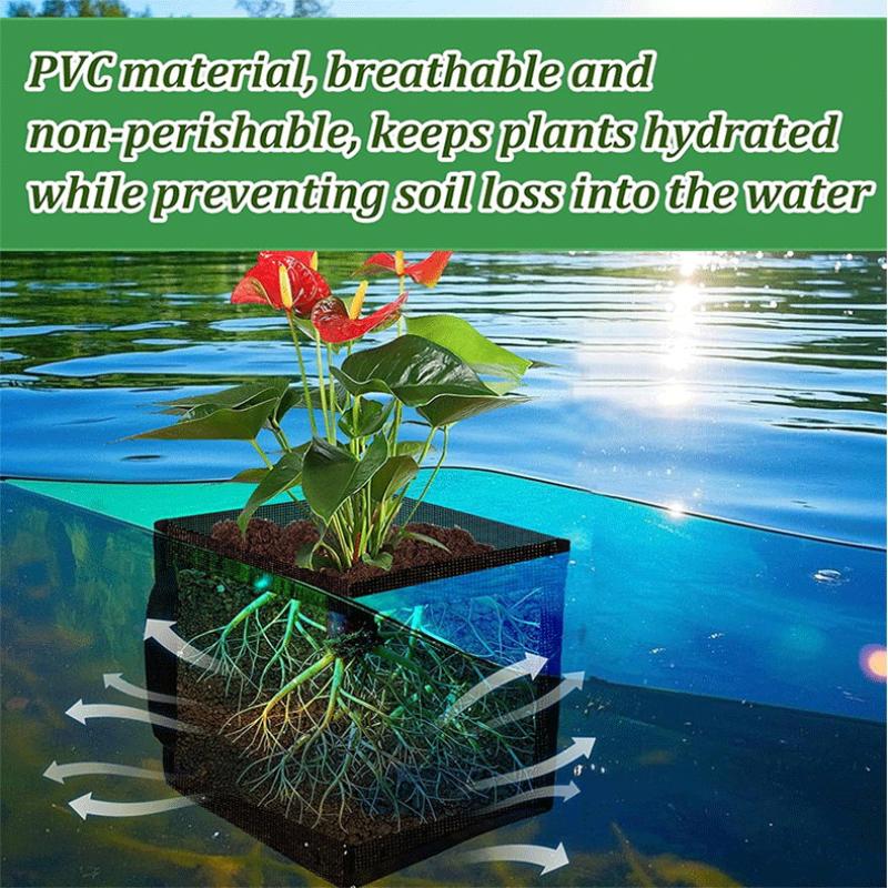 4 Pcs Black Mesh Pond Planting - Aquarium Planting recension och pris