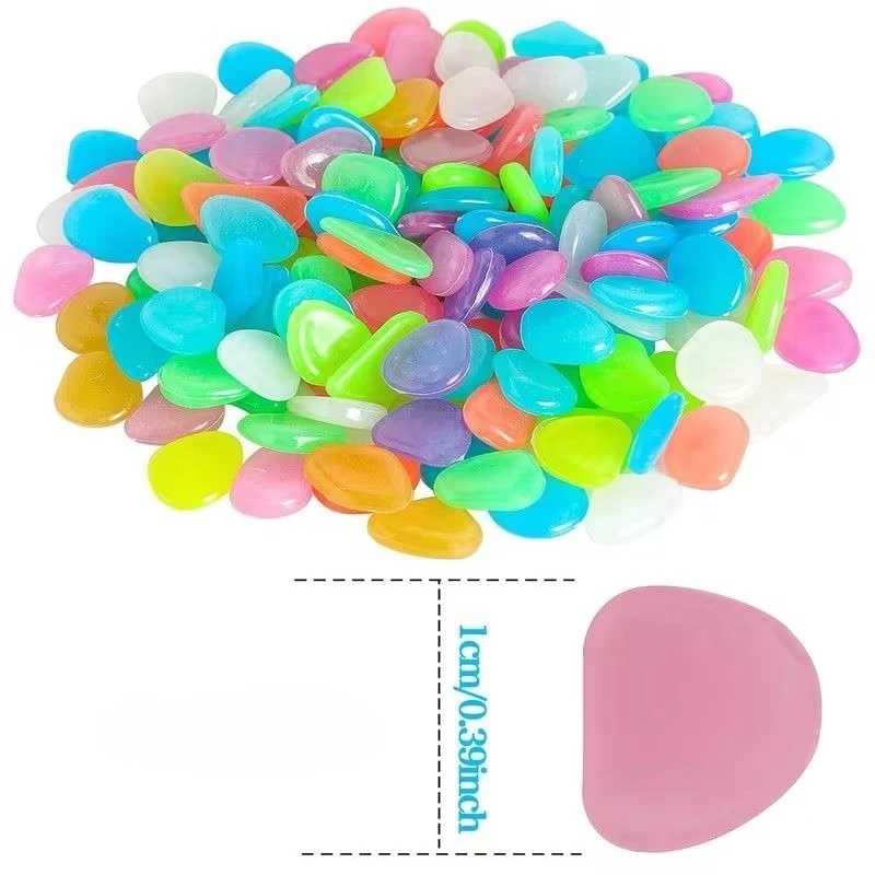 50-200pcs Glow in The Dark Peb - Aquarium Planting recension och pris