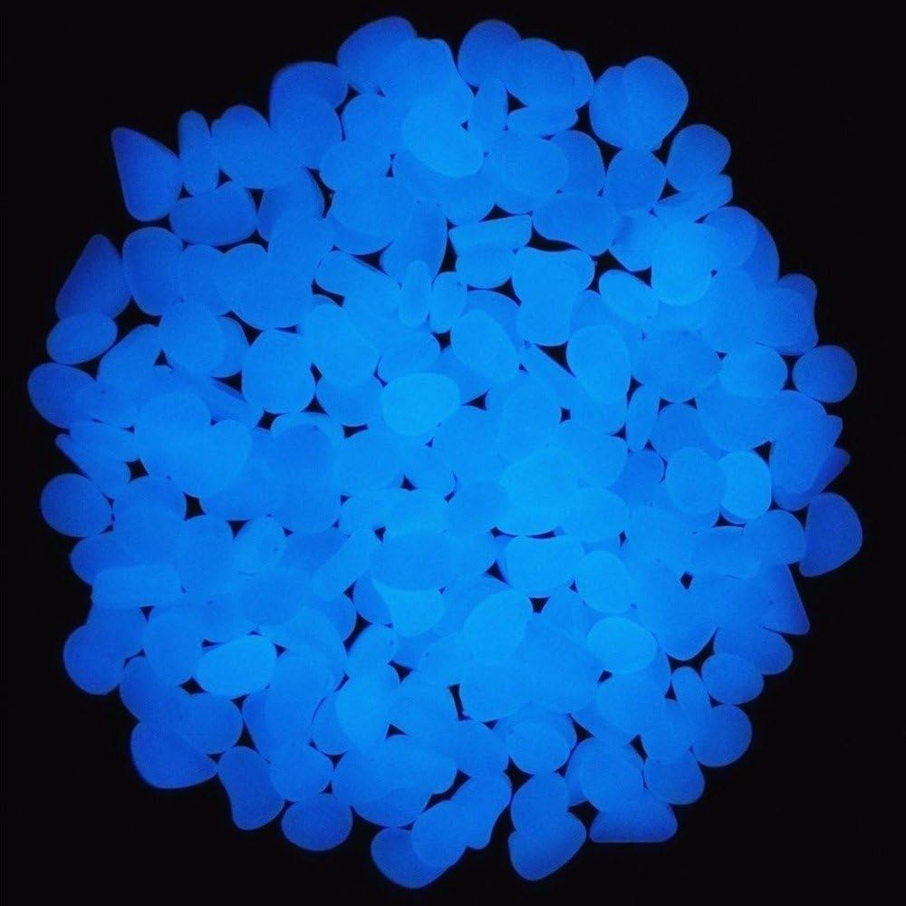 Fish Tank Rocks Glow Blue Pebb - Aquarium Planting recension och pris
