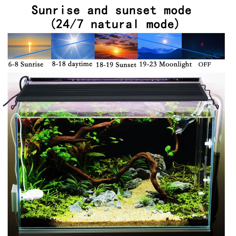 LED Fish Tank Light Full Spect - Aquarium Plant Light Spectrum recension och pris