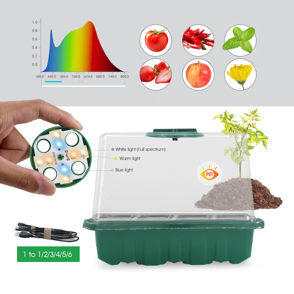 LED Nursery Pots with Grow Lig - Led Planted Tank Light recension och pris