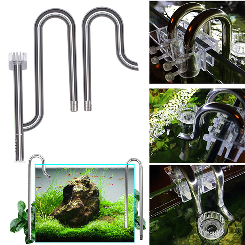 New Fish Tank Lily Pipe Stainl - Aquarium Planted Tank Filter recension och pris