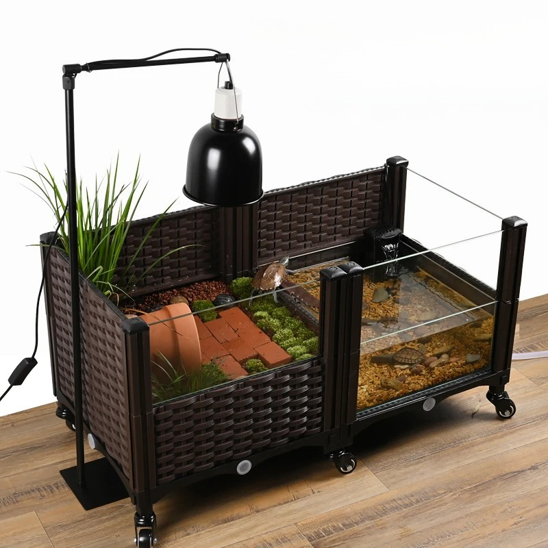 Eco Turtle Tank with Basking P - Aquarium Plant Yellowing recension och pris