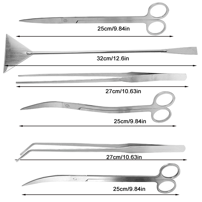 Aquarium Scissors Tweezers Too - Planted Aquarium Maintenance Kit recension och pris