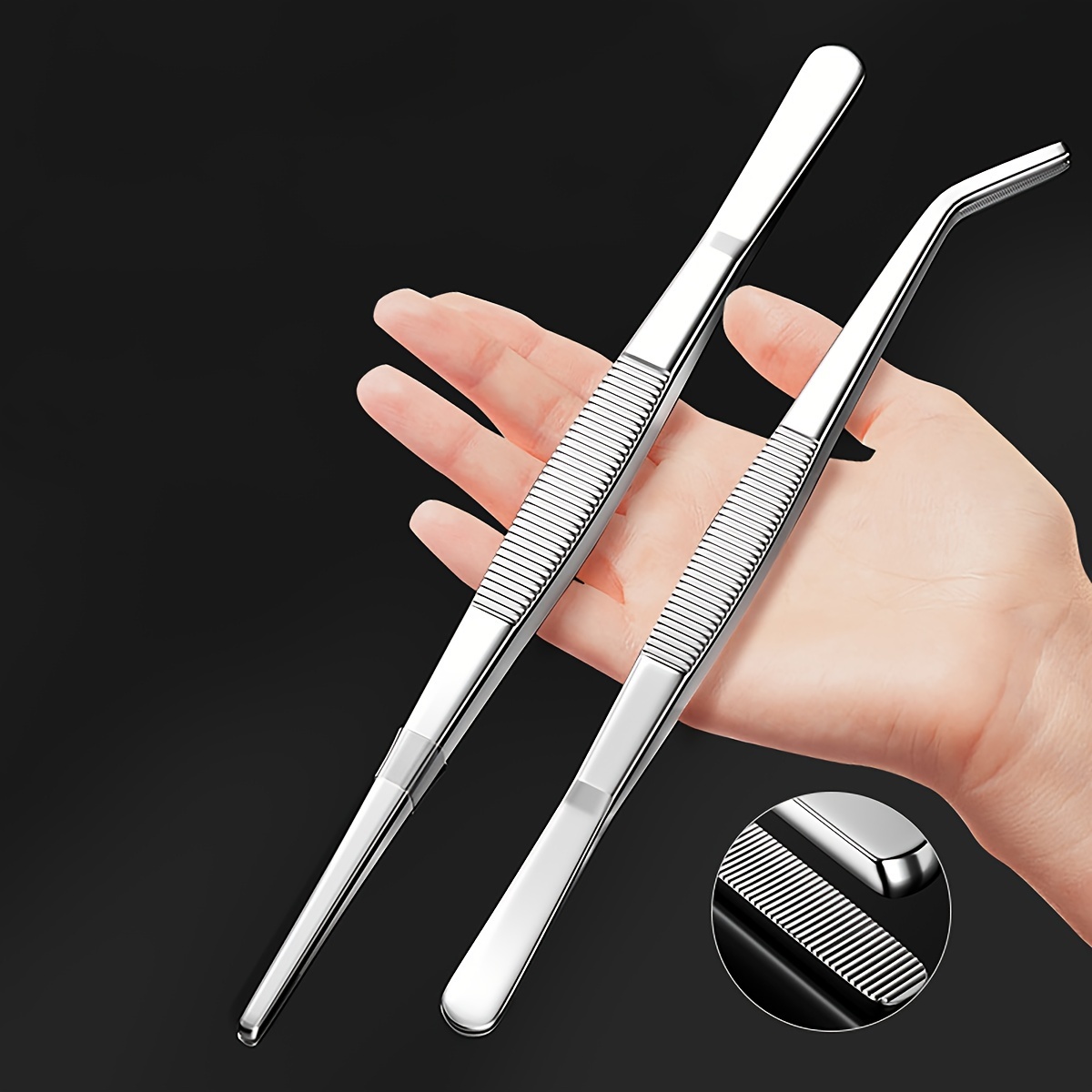 2pcs Stainless Steel Tweezers, - Planted Aquarium Maintenance Kit recension och pris