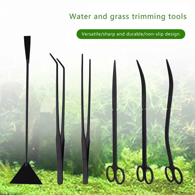 4/5/6PCS Stainless Steel Aquar - Planted Aquarium Maintenance Kit recension och pris
