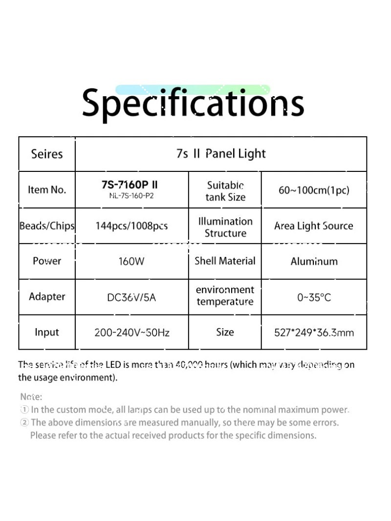 Aquarium LED Light 160W RGB Fu - Aquarium Planting recension och pris