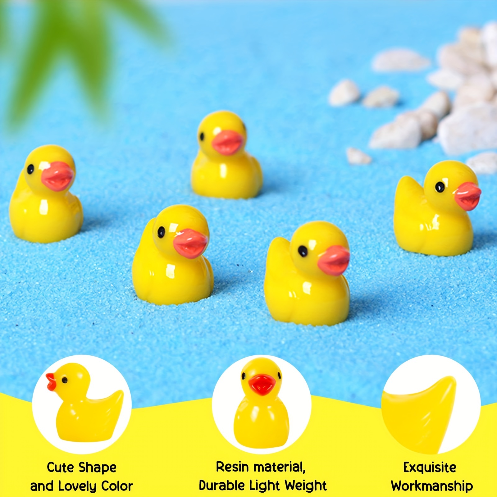 1000Pc Resin Miniature Ducks T - Aquarium Plant Yellowing recension och pris