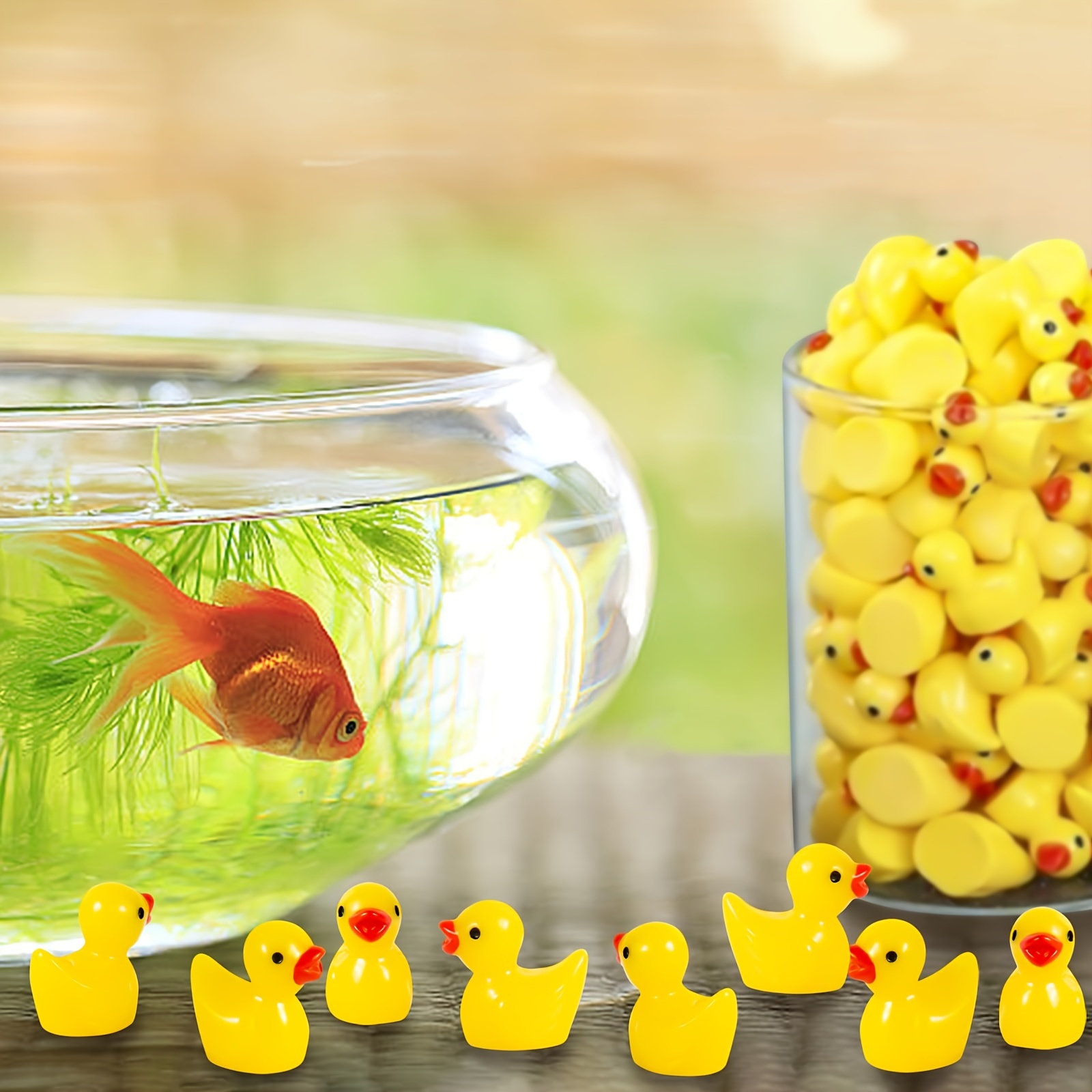 1000Pc Resin Miniature Ducks T - Aquarium Plant Yellowing recension och pris